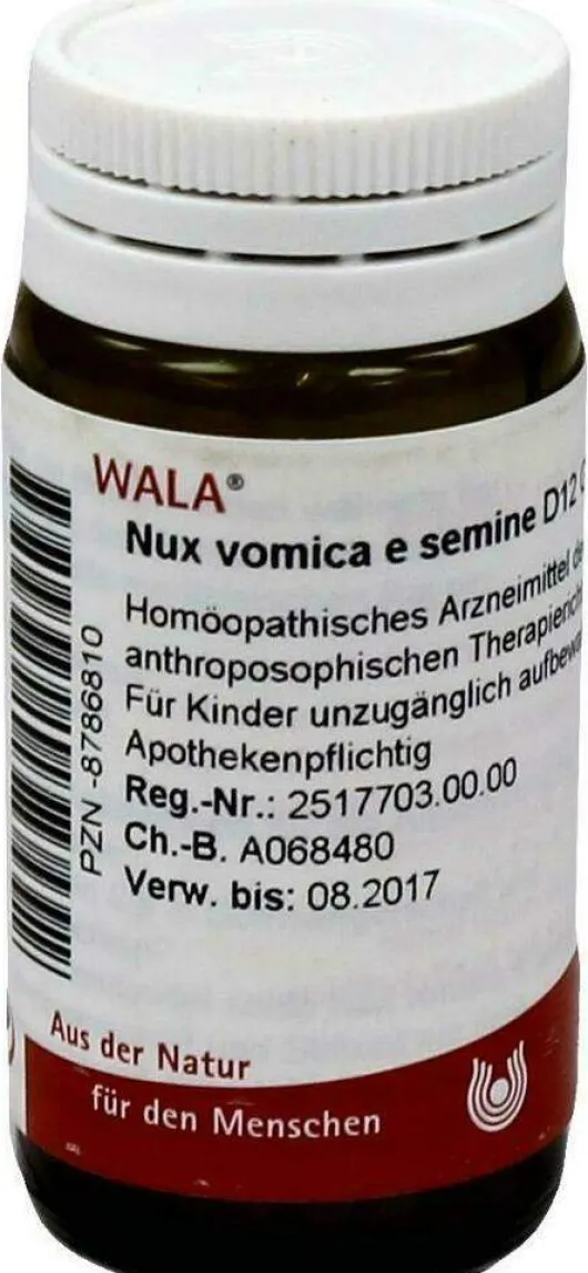 Wala Nux Vomica E Semine D12 20 G Globuli