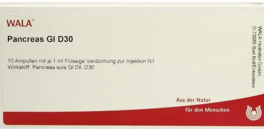 Wala Pancreas Gl D30 10 X 1 ml Ampullen