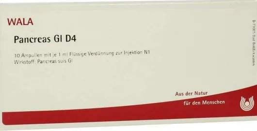 Wala Pancreas Gl D4 10 X 1 ml Ampullen