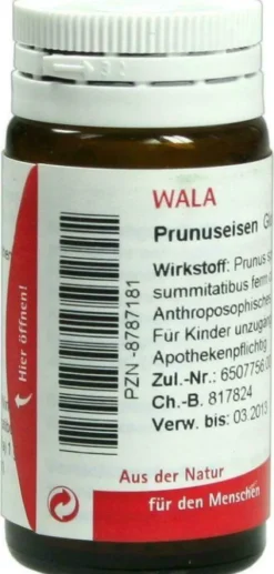 Wala Prunuseisen Velati 20 G Globuli