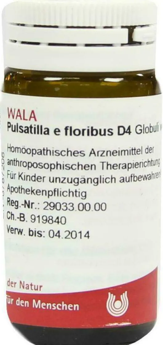 Wala Pulsatilla E Floribus D4 20 G Globuli