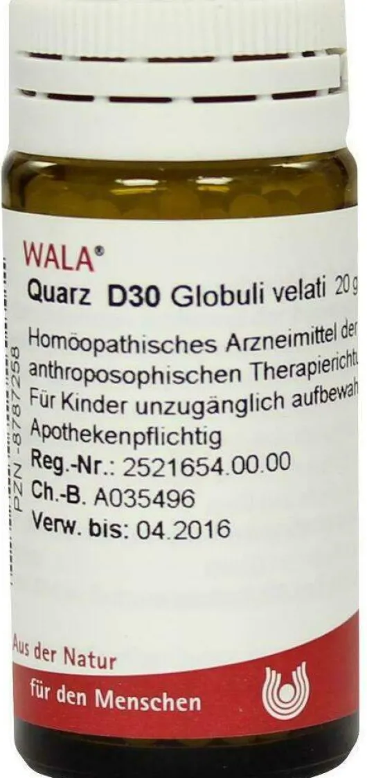 Wala Quarz D30 20 G Globuli