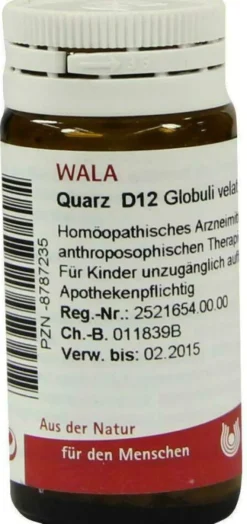 Wala Quarz D12 Velati 20 G Globuli