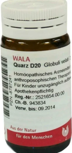 Wala Quarz D20 Velati 20 G Globuli