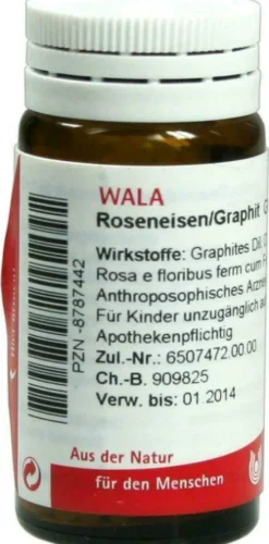 Wala Roseneisen Graphit 20 G Globuli