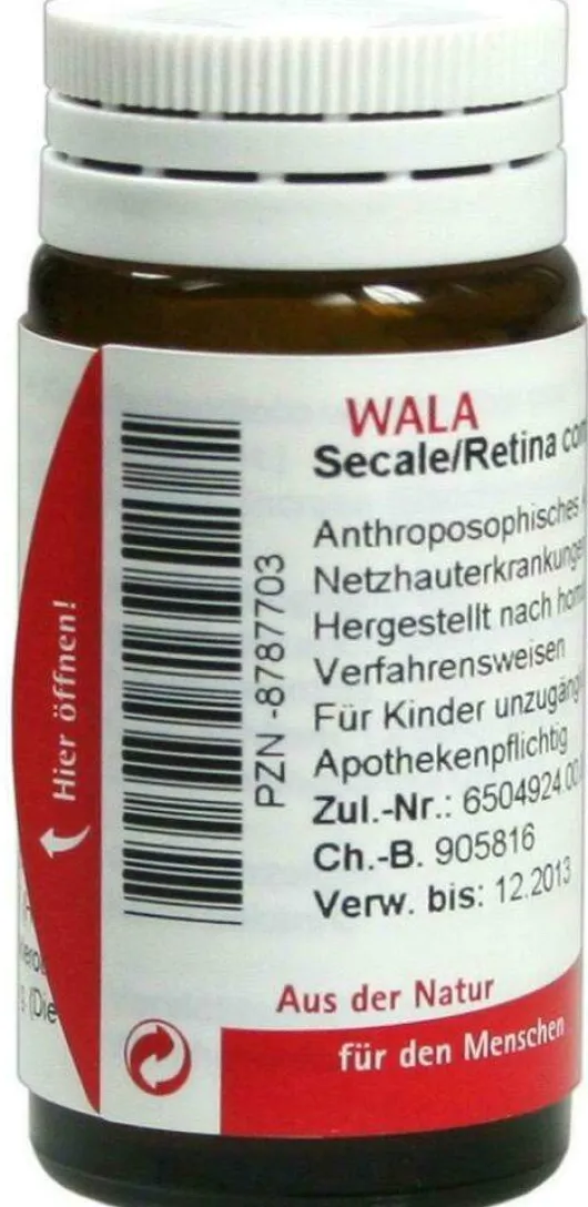 Wala Secale Retina Comp. 20 G Globuli