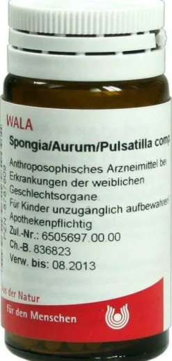 Wala Spongia Aurum Pulsatilla Comp. 20 G Globuli