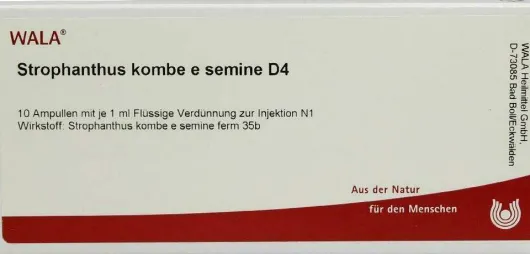 Wala Strophanthus Kombe E Semine D4 10 X 1 ml Ampullen