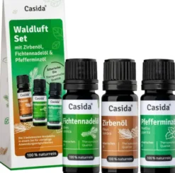 Waldluft Set Zirben&Fichtennadel&Pfefferminz Öl 3