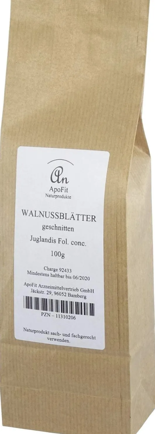 Walnussblätter Geschnitten 100 G