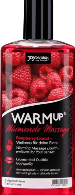 WarmUp Himbeer Massageöl mit Wärme Effekt 150 ml Öl
