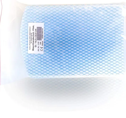 Waschhandschuhe Vlies 14,5x22,5cm 100 Handschuhe
