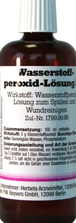 Wasserstoffperoxidlösung 3% 100 ml