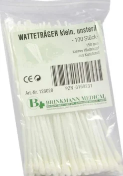 Watteträger Unsteril Kleiner Wattekopf