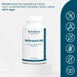 Weihrauch 800 - indischer & afrikanischer Weihrauch 120 Kapseln