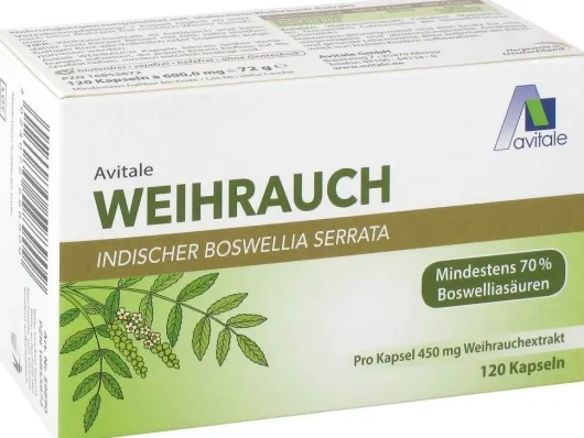 Weihrauch 450 mg Boswellia Serrata 120 Kapseln
