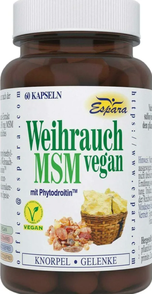 Weihrauch Msm Vegan Kapseln 60 Stk