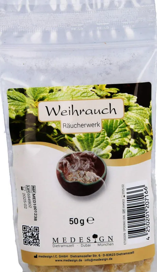 Weihrauch Räucherwerk 50g