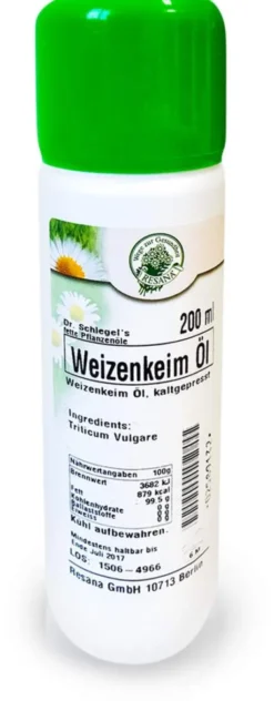 Weizenkeim Öl Kaltgewonnen 200 ml Öl