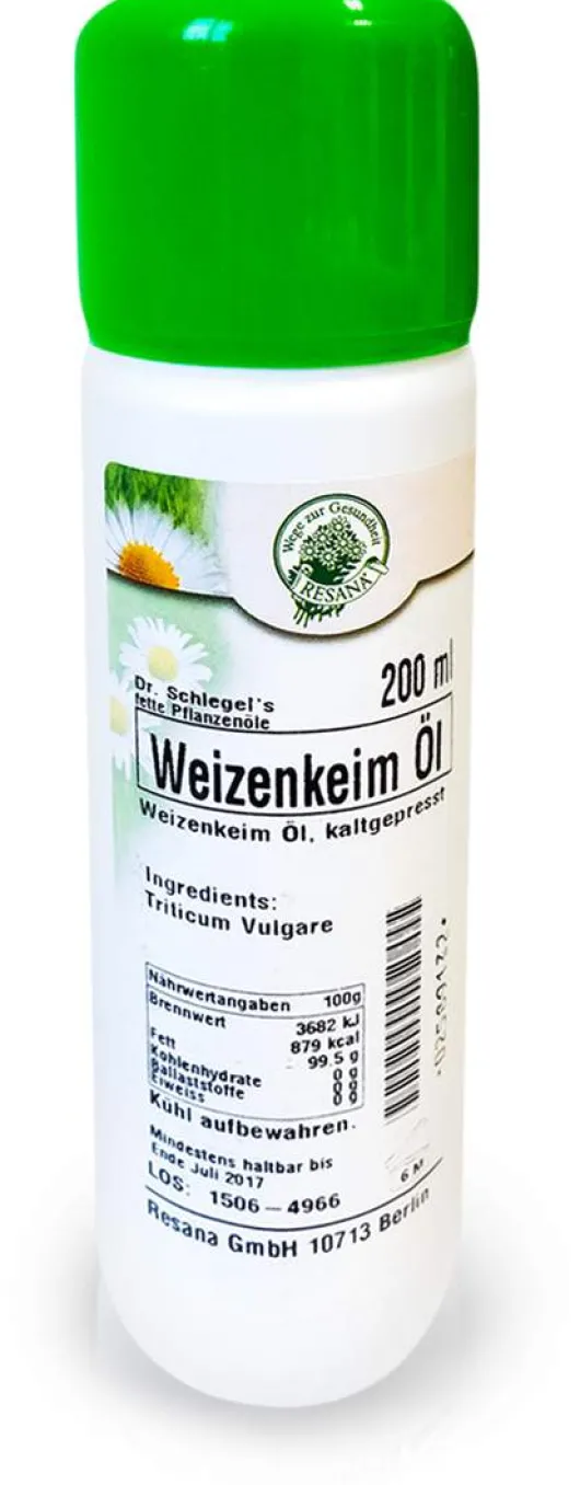 Weizenkeim Öl Kaltgewonnen 200 ml Öl