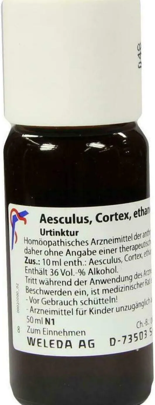 Weleda Aesculus Cortex Ethanol. Decoctum D1 50 ml Dilution