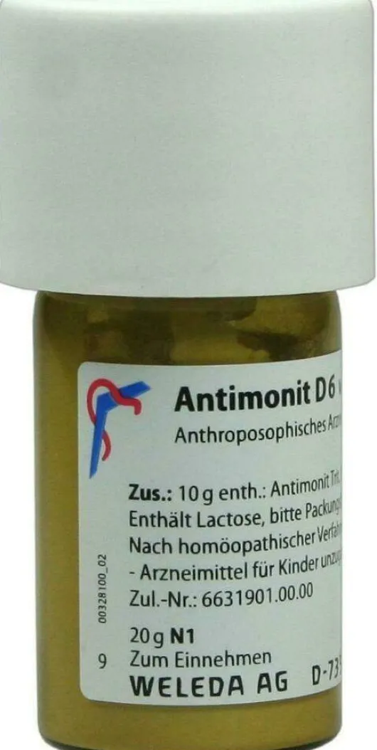 Weleda Antimonit D6 20 G Trituration