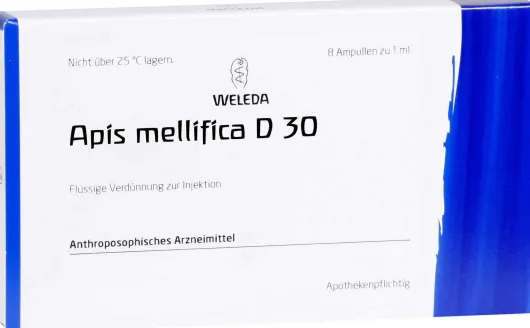 Weleda Apis Mellifica D30 8 X 1 ml Ampullen