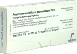 Weleda Argentum Metallicum Praeparatum D20 8 Ampullen