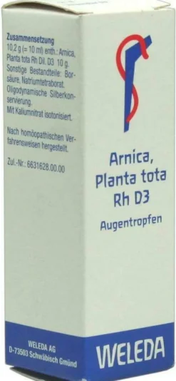 Weleda Arnica, Planta Tota Rh D3 10 ml Augentropfen