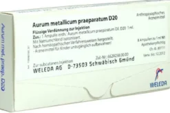 Weleda Aurum Metallicum Praeparatum D20 8 Ampullen
