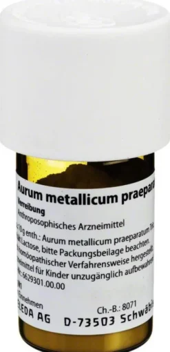 Weleda Aurum Metallicum Praeparatum D30 20 G Trituration