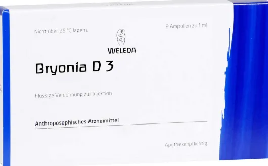 Weleda Bryonia D3 8 X 1 Ampullen