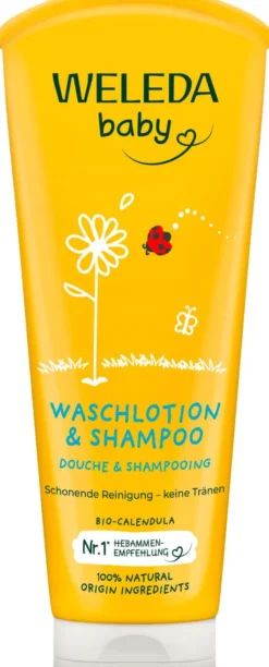 Weleda Calendula Baby & Kind Waschlotion & Shampoo 200 ml