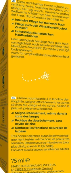Weleda Calendula Pflegecreme Körper & Gesicht 75 ml Creme