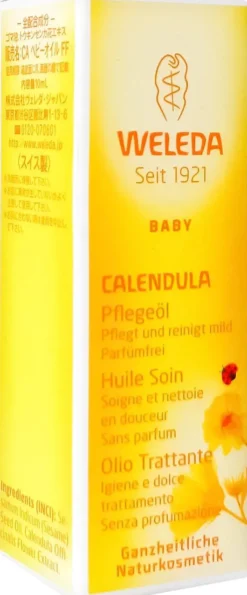 Weleda Calendula Pflegeöl Parfümfrei Baby und Kind 10 ml Öl