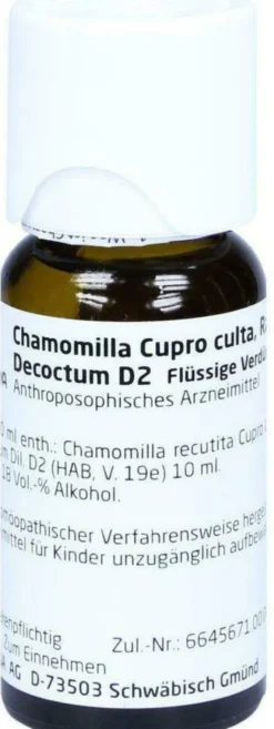 Weleda Chamomilla Cupro Culta, Radix Ethanol. Decoctum D2...
