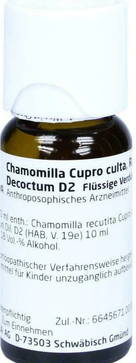 Weleda Chamomilla Cupro Culta, Radix Ethanol. Decoctum D2...