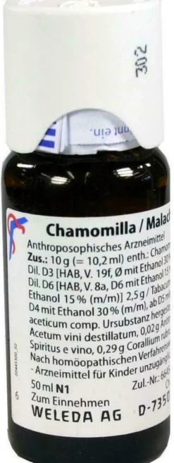 Weleda Chamomilla Malachit Comp 50 ml Dilution