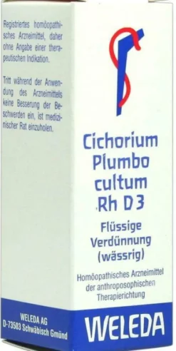 Weleda Cichorium Plumbo Cultum Rh D3 20 ml Dilution