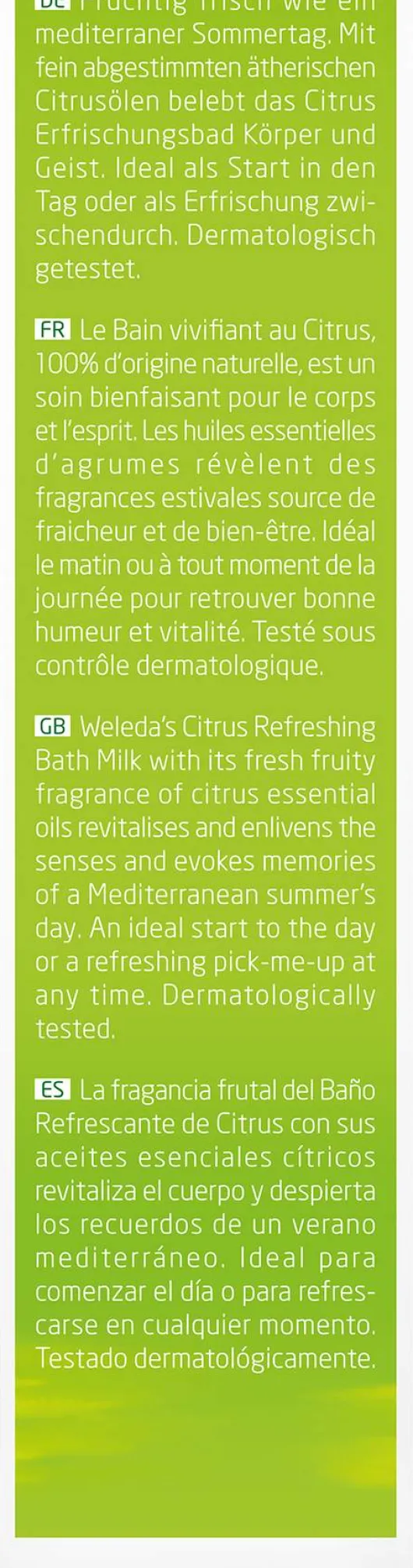 Weleda Citrus Erfrischungsbad 200 ml