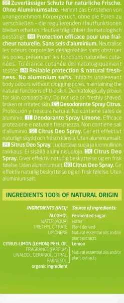 Weleda Citrus Fresh Deo Spray 100 ml