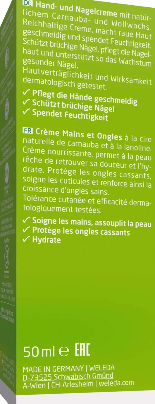 Weleda Citrus Hand- und Nagelcreme 50 ml