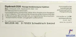Weleda Dyskrasit D20 8 X 1 ml Ampullen