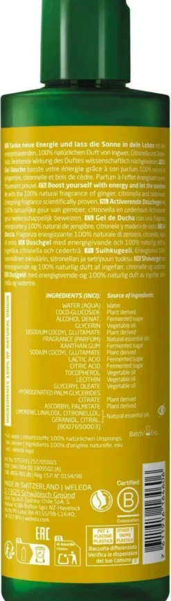 Weleda Energy Shower Gel Ingwer 400 ml