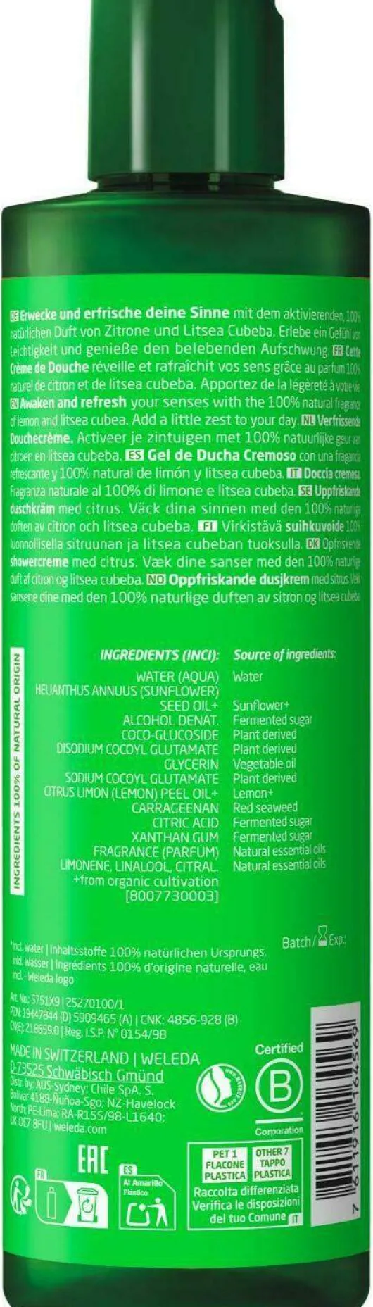 Weleda Erfrischende Cremedusche 400 ml