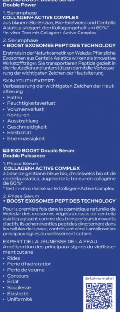Weleda Exo Boost Double Serum blauer Enzian & Edelweiss 30 ml