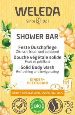 Weleda Feste Duschpflege Ginger + Petitgrain 75 G