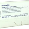 Weleda Formica D30 8 X 1 ml Ampullen