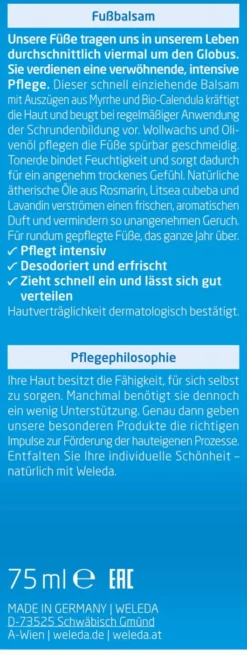 Weleda Fußbalsam 75 ml