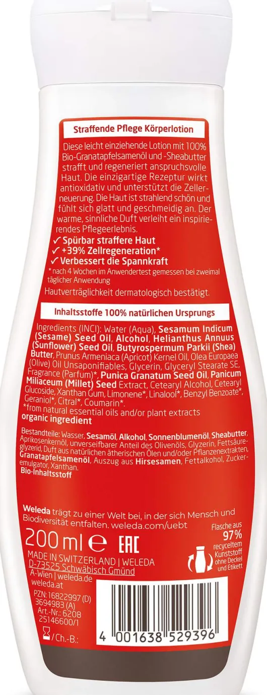 Weleda Granatapfel Straffende Pflege Körperlotion 200 ml